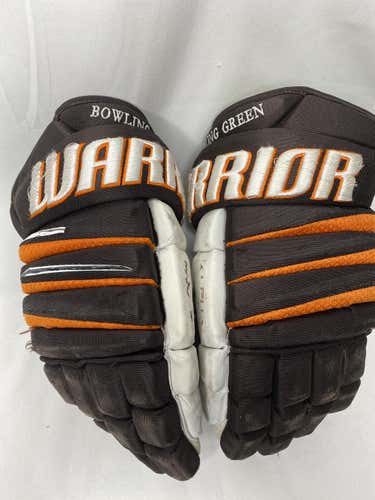 Used Warrior Bowling Green Alpha 14”  Hockey Gloves - G95