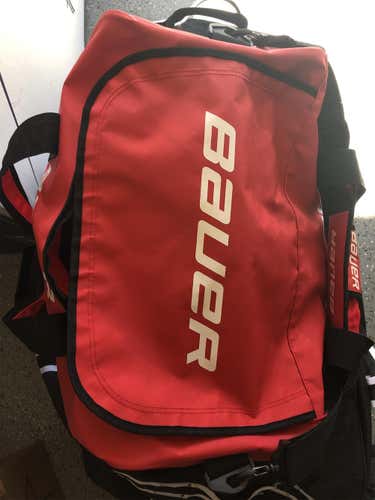 Red Bauer Youth Duffle Bag