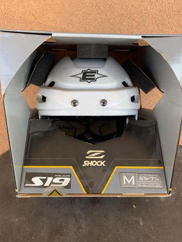 White New Medium Easton S19 Helmet