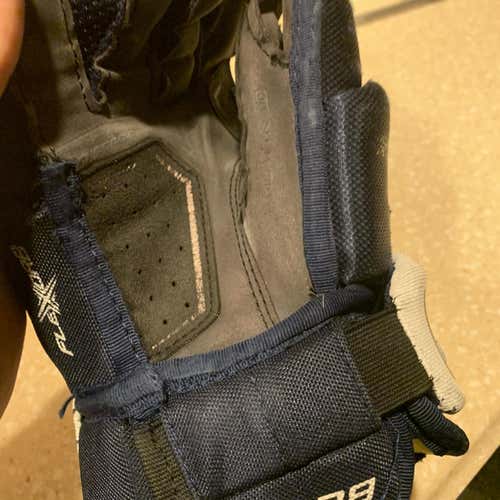 Blue Junior Bauer Supreme 1S 12"  Gloves