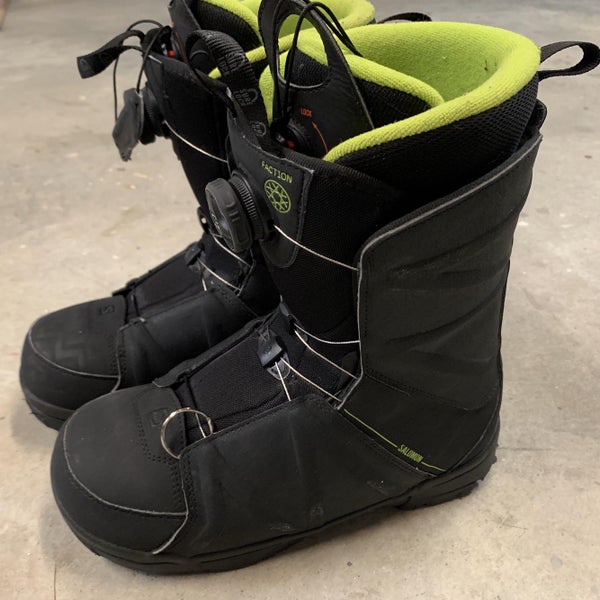 8.5 (Women's 9.5) Salomon Faction BOA Snowboard Boots