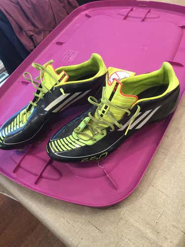 Black Men's 9.0 (Women's 10) Molded Cleats Adidas F50 adizero Cleats