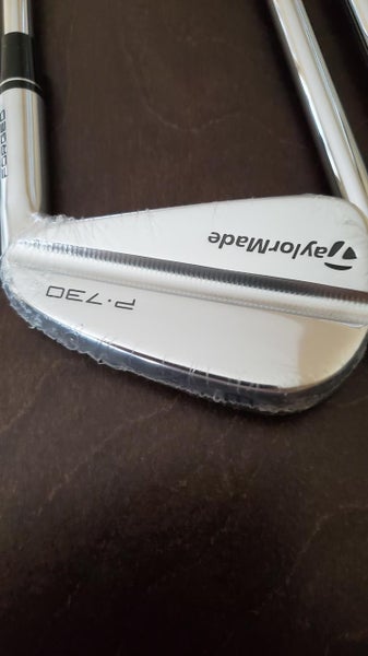 New Men's TaylorMade Right Handed P730 Iron Set Stiff Flex Steel Shaft