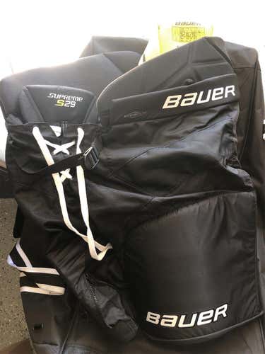 Black Senior Extra Large Bauer Supreme S29  Hockey Pants
