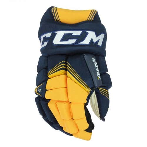 BRAND NEW Navy/Gold Senior CCM Tacks 7092 Gloves 14"
