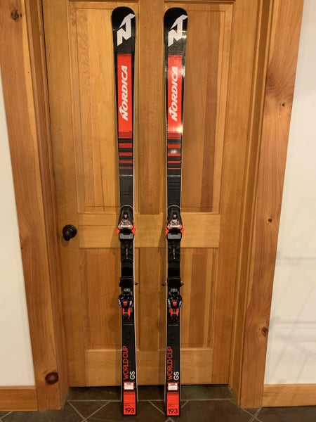 Nordica Dobermann GS WC Skis W/ Bindings (193cm length, 30m radius)