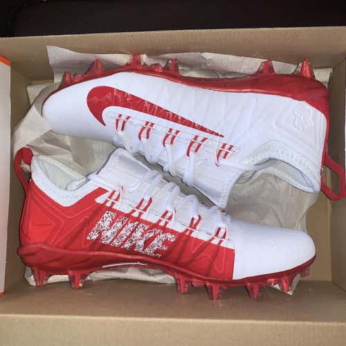 Brand New Red Nike Huarache 7 Elite Cleats Men’s 12