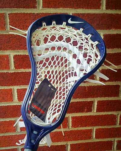 New Nike Lakota U Lacrosse Head Strung w/ Semi Soft Mesh w/ Mid Pocket - NO TRADES