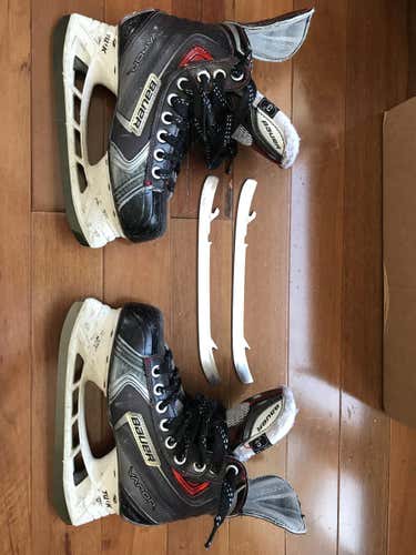 Bauer Vapor X90 Skates Jr sz 3D with Step Blacksteel