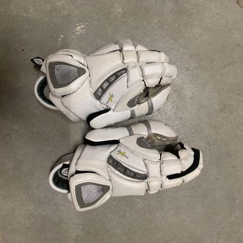White  Goalie Maverik Rome RX3 13" Lacrosse Gloves