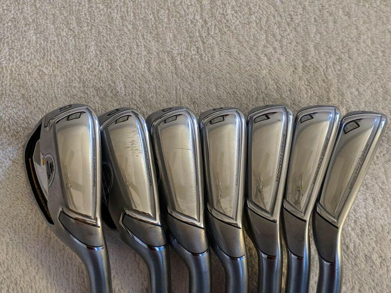 COBRA FLY Z 5-GW W REGULAR FLEX STEEL SHAFTS AND STOCK GRIPS 7 CLUBS