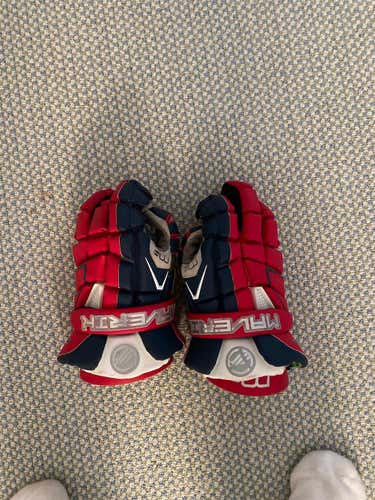 Red  Player Maverik M4 13" Lacrosse Gloves