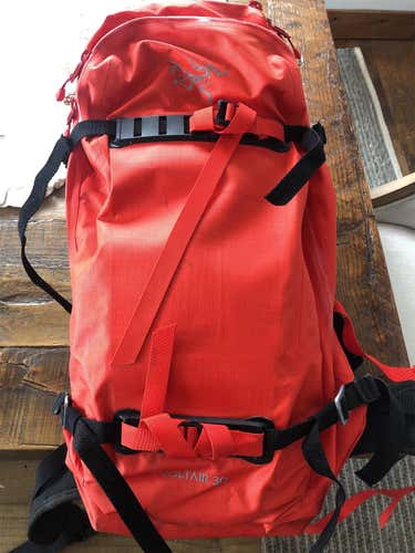 Red  Arc'teryx Ski Backpack