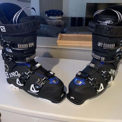 2019 Men's Salomon All Mountain X-Pro 80 Ski Boots Size 25.5 - With Sidas Insoles