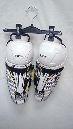 Used Ccm Super Tacks 10" Shin Guards