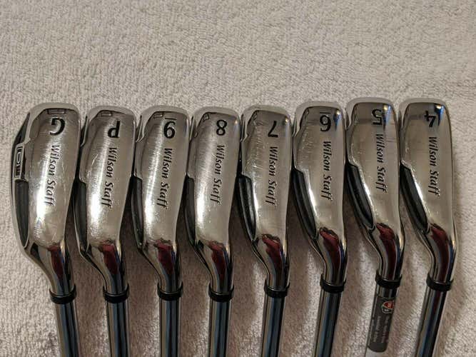 WILSON Di11 4-GW W SUPER LITE 95 GRAM UNIFLEX  FAT SHAFTS STD SIZE GRIPS 8 CLUBS
