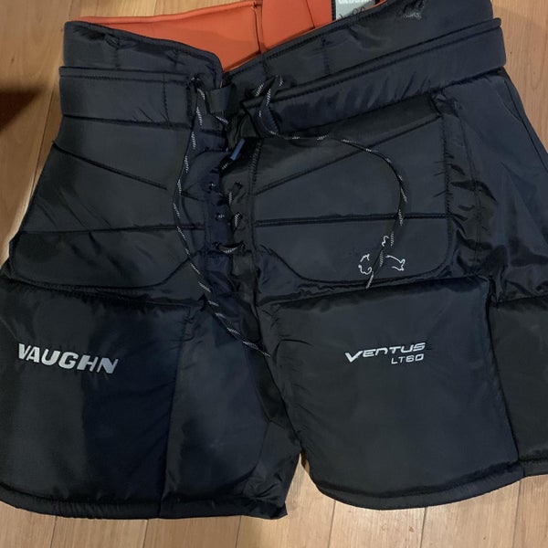 Black Senior Extra Large Vaughn Ventus LT80 Hockey Goalie Pants