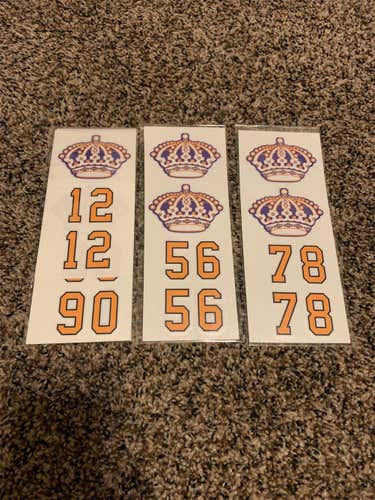 LA KINGS Vintage Helmet Stickers