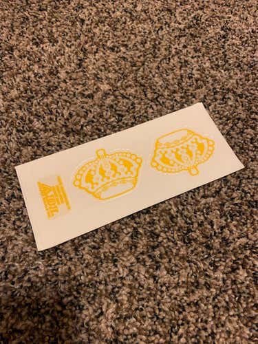 Pro Stock LA KINGS Vintage Crown Helmet Decals
