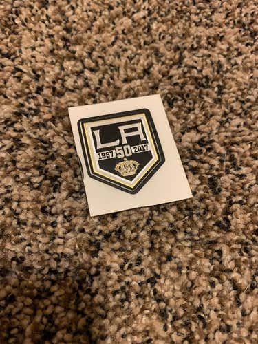 Pro Stock LA KINGS 50th Anniversary Helmet Decal