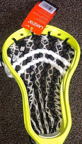 New Nike Lakota Head Attack Midfield Lacrosse Lax Volt NWT Head STRUNG