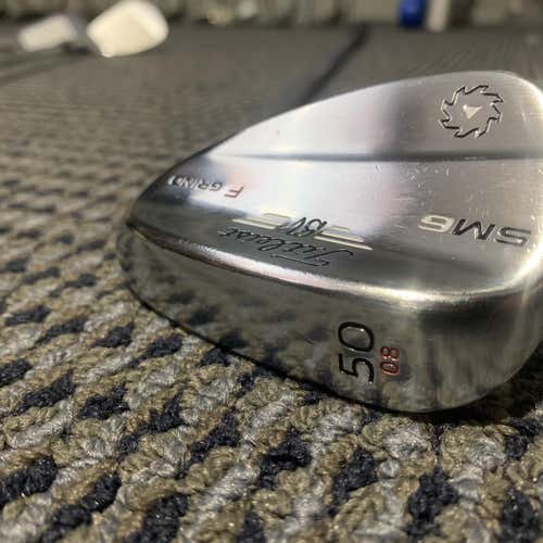 Men's Right Handed Vokey SM6 Tour Chrome Wedge Flex Steel Shaft Wedge