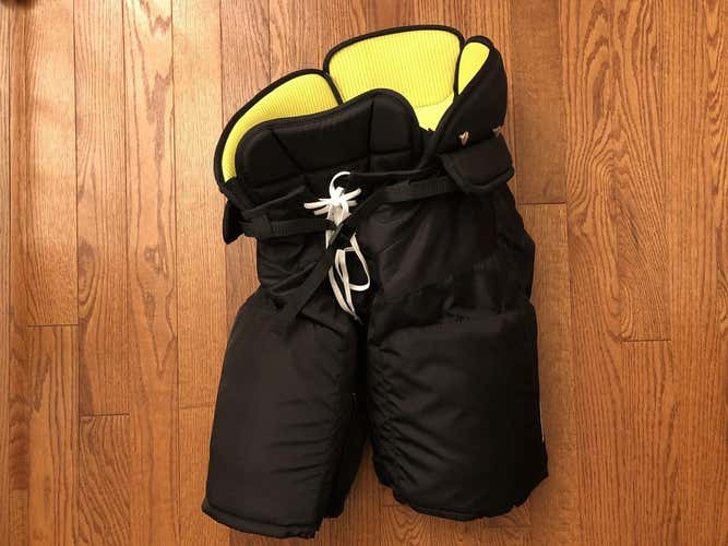 LIKE NEW Black Senior Medium Warrior Franchise Hockey Pants Pro Stock Return NJD Devils