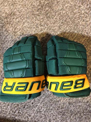 Green Senior Bauer Nexus 2N 13" Pro Stock Gloves