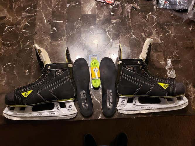 Graf G735 Premier Hockey Skates Size 7R, NICE