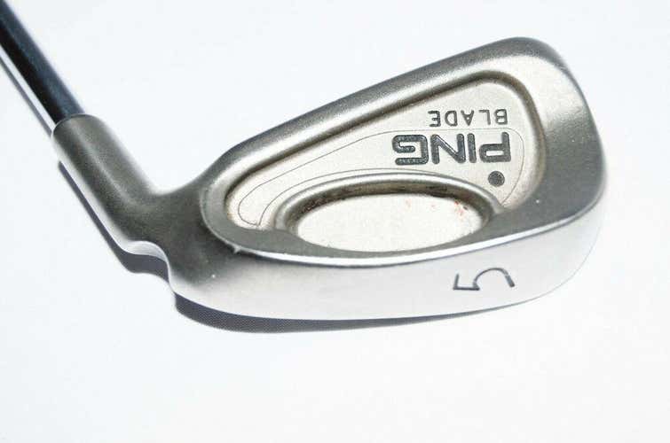 5 Iron Ping Blade Rh 37.75" Steel Stiff New Grip