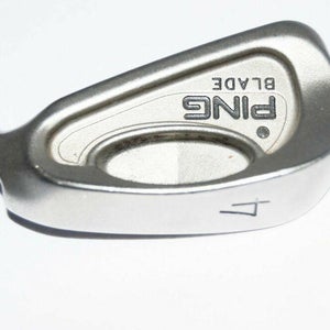 4 Iron Ping Blade Rh 38.5" Steel Stiff New Grip Black Dot