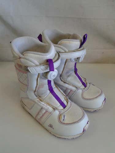 Used K2 Snow Board Boots Youth 13.5 Snowboard Girls Boots