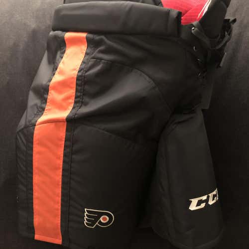 Philadelphia Flyers Black Senior Extra Large CCM HPUCLP Pro Stock Hockey Pants