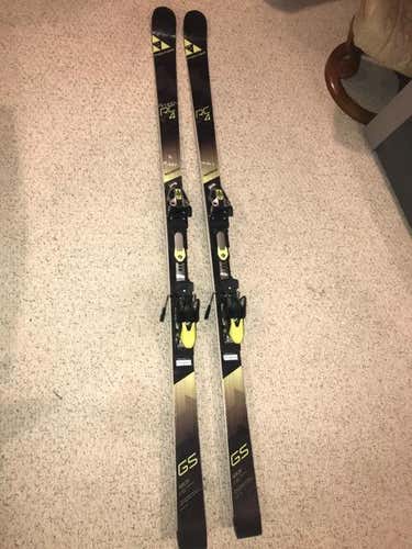 Fischer Racing RC4 World Cup GS Skis With Bindings Max Din 17