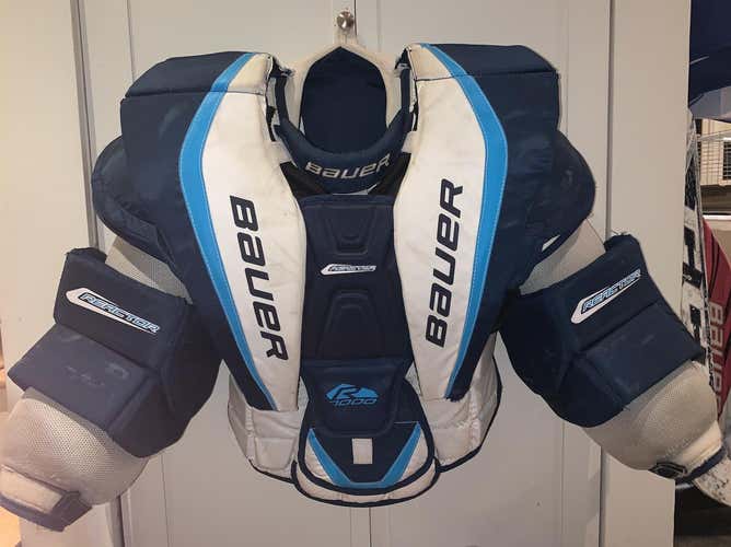 Senior Large Bauer Reactor 7000 Goalie Chest and Arm Protector  Goalie Chest Protector