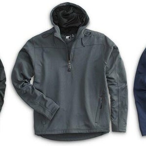 White Bear Performance Hoodie Windshirt Long Sleeve 1/4 Zip Wind Shirt 4670