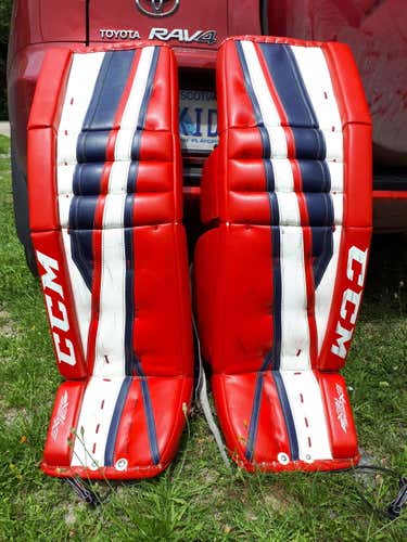 36+2" CCM Extreme Flex II Goalie Leg Pads Pro Stock
