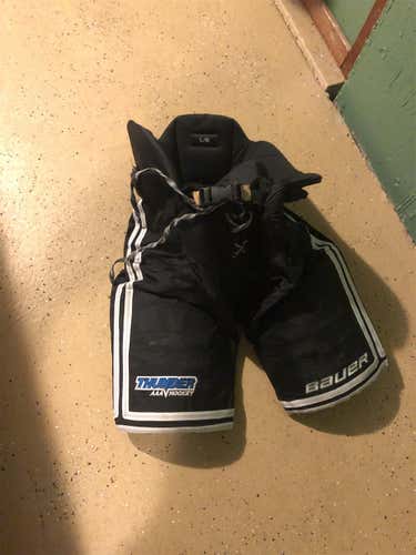 Black Senior Large Bauer Nexus Pro Stock Hockey Pants