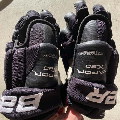 Black Senior Bauer Vapor X80 13"  Gloves