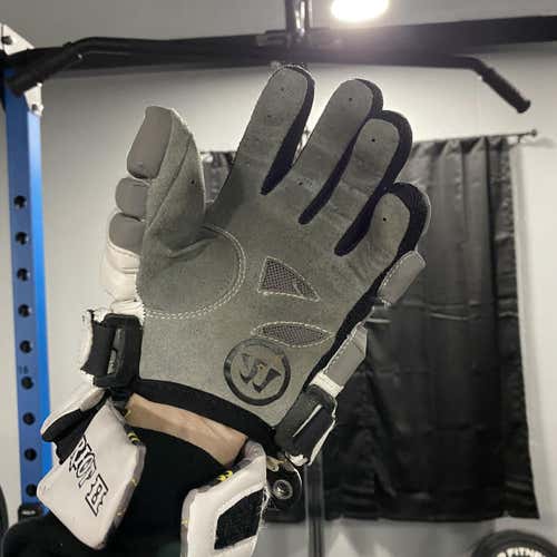 White  Player Warrior 12" Lacrosse Gloves