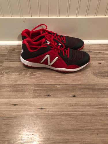 Like New--Red/ Black Adult Men's 11 (Women's 12) Turf New Balance Low Cut