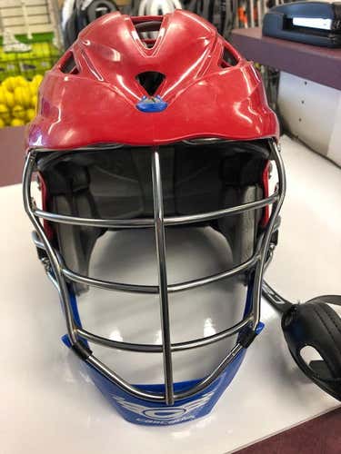 Red New Adult Player Cascade Pro7 Helmet