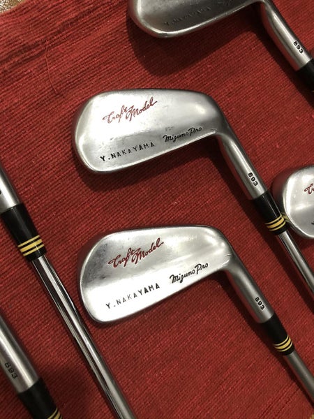 Mizuno Pro Craft Model 893 Iron Set Stiff Flex Steel Shaft - Vintage