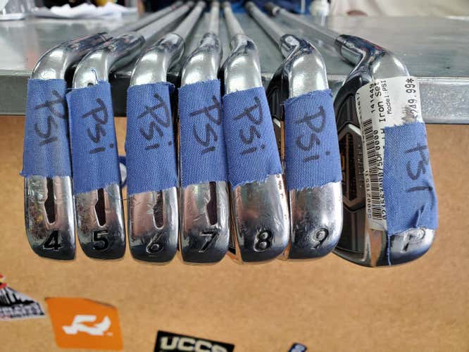 TaylorMade Left Handed PSI Forged Stiff Flex Iron Set