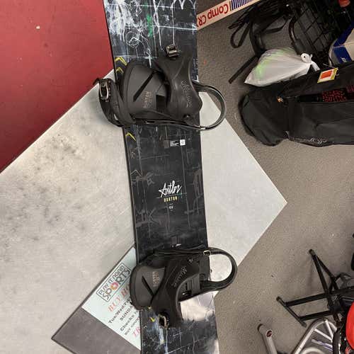 Burton Antler Snowboard All Mountain With Bindings Directional Twin