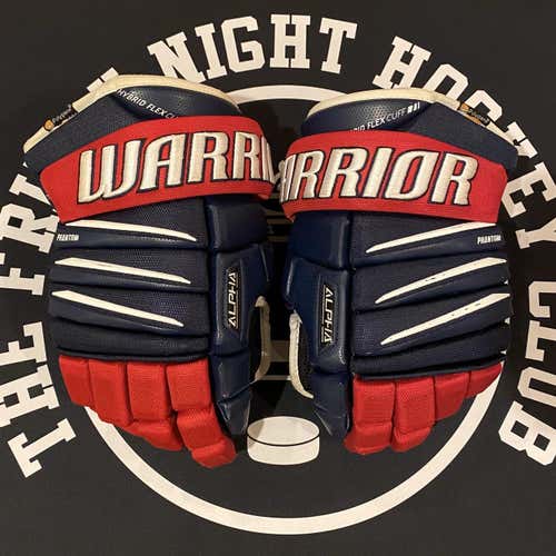 WARRIOR ALPHA QX 14" GLOVES (NAVY/RED/WHITE)