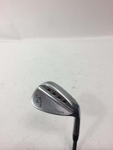 Used Callaway Mack Daddy 4 Chrome S-grind 52 Degree Steel Regular Golf Wedges