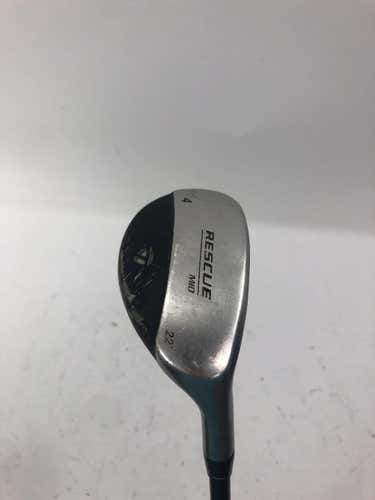 Used Taylormade Rescue Mid 4 Hybrid Graphite Senior Golf Hybrids