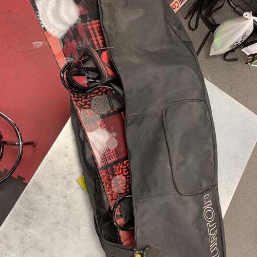 Women's Burton Ride Compact Snowboard All Mountain With Bindings Medium Flex Directional Twin