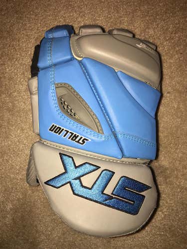 Blue New Player STX Stallion 500 12" Lacrosse Gloves